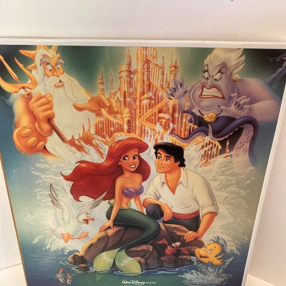 Vintage 1989 The Little Mermaid Banned Cover Framed Poster Disney OSP #81668 - Picture 7 of 12
